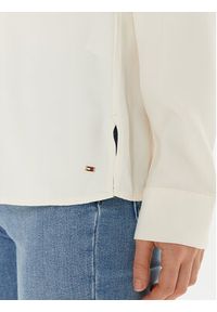 TOMMY HILFIGER - Tommy Hilfiger Koszula WW0WW44045 Beżowy Regular Fit. Kolor: beżowy. Materiał: wiskoza #3