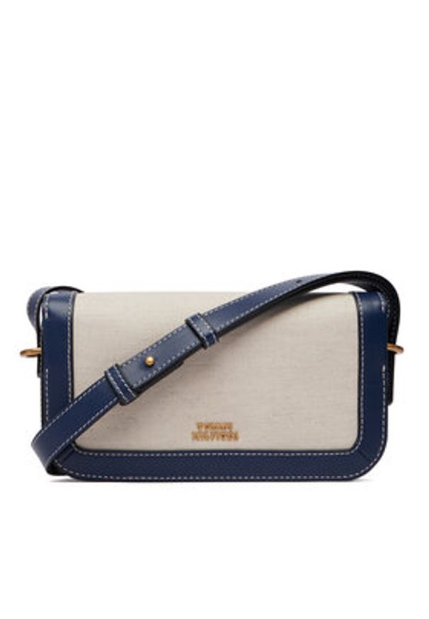 TOMMY HILFIGER - Tommy Hilfiger Torebka Th Script Flap Crossover Canvas AW0AW18737 Kremowy. Kolor: kremowy