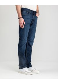 Męskie Spodnie Jeansowe Wrangler Athletic Fit Jagged 112352958. Okazja: na co dzień. Styl: casual, klasyczny #7