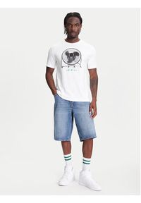 United Colors of Benetton - United Colors Of Benetton T-Shirt 3BL0U10AG Biały Relaxed Fit. Kolor: biały. Materiał: bawełna #3