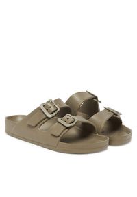ONLY Shoes Klapki Onlcristy 15316868 Brązowy. Kolor: brązowy #4