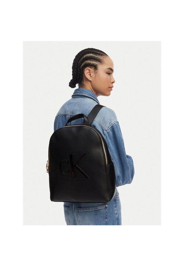 Plecak Calvin Klein. Kolor: czarny