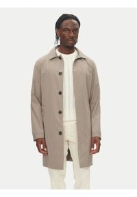 Lindbergh Płaszcz przejściowy 30-301137 Beżowy Relaxed Fit. Kolor: beżowy. Materiał: syntetyk