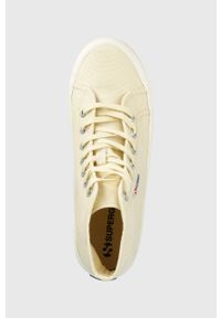 Superga trampki 2341 ALPINA damskie kolor beżowy S00GXG0. Zapięcie: sznurówki. Kolor: beżowy. Materiał: guma #3