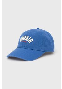 Unfair Athletics czapka z aplikacją. Kolor: niebieski. Wzór: aplikacja