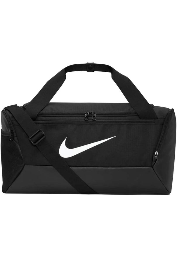 Torba sportowa unisex Nike Brasilia 95. Kolor: czarny. Materiał: materiał, syntetyk