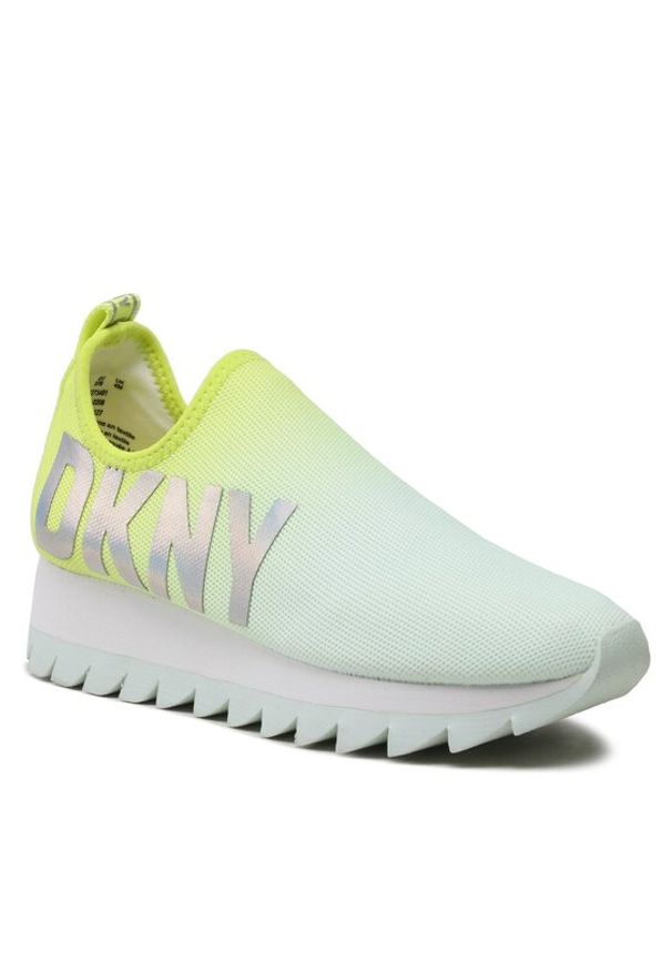 Sneakersy DKNY. Kolor: zielony