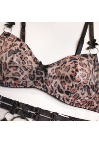 Intica - Komplet bieliźniany harness na romantyczne wieczory Macey. Materiał: materiał #8