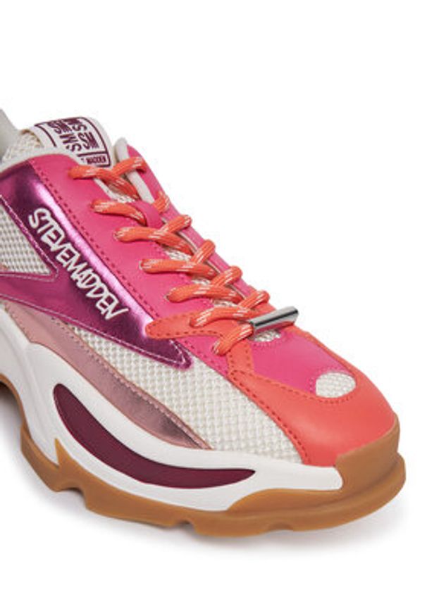 Steve Madden Sneakersy Zoomz SM11002327 Kolorowy. Materiał: materiał. Wzór: kolorowy