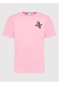 Adidas - adidas T-Shirt Adventure Trail HK4994 Różowy Relaxed Fit. Kolor: różowy. Materiał: bawełna #4