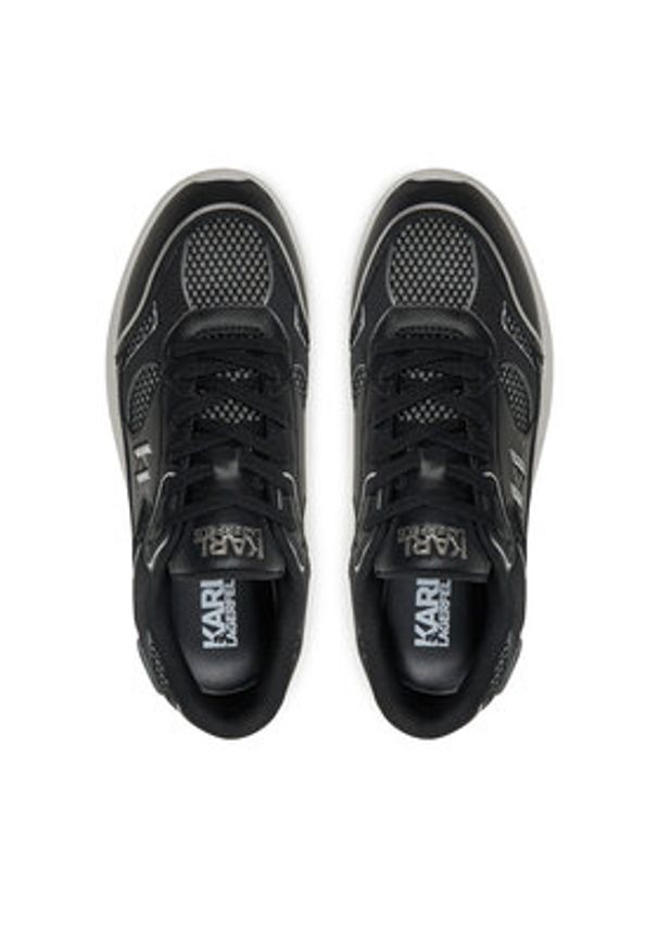 Karl Lagerfeld - KARL LAGERFELD Sneakersy KL63620 Czarny. Kolor: czarny. Materiał: skóra