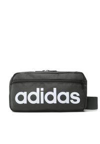 Adidas - adidas Saszetka nerka Linear Bum Bag HT4739 Szary. Kolor: czarny