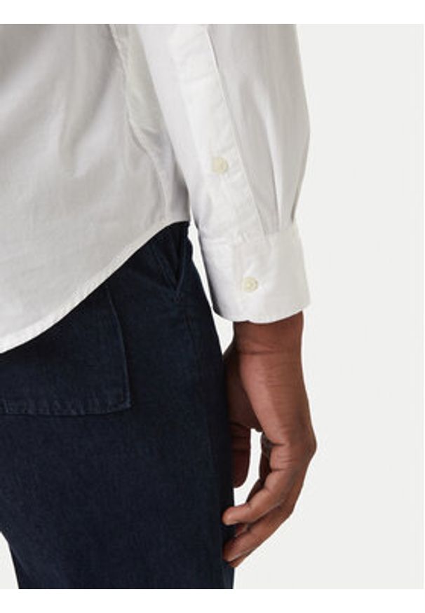 TOMMY HILFIGER - Tommy Hilfiger Koszula Core Flex MW0MW39988 Biały Regular Fit. Kolor: biały. Materiał: bawełna