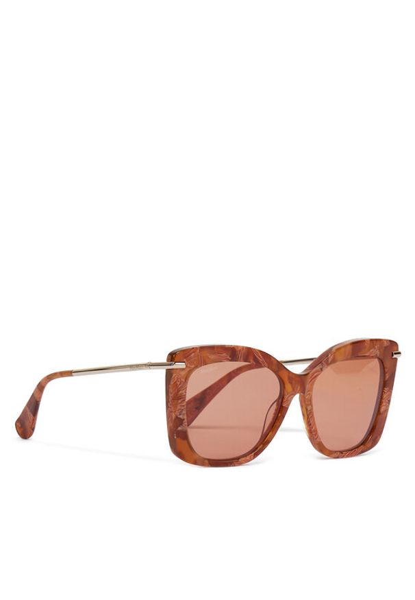 Max Mara Okulary przeciwsłoneczne MM0101 56E Brązowy. Kolor: brązowy