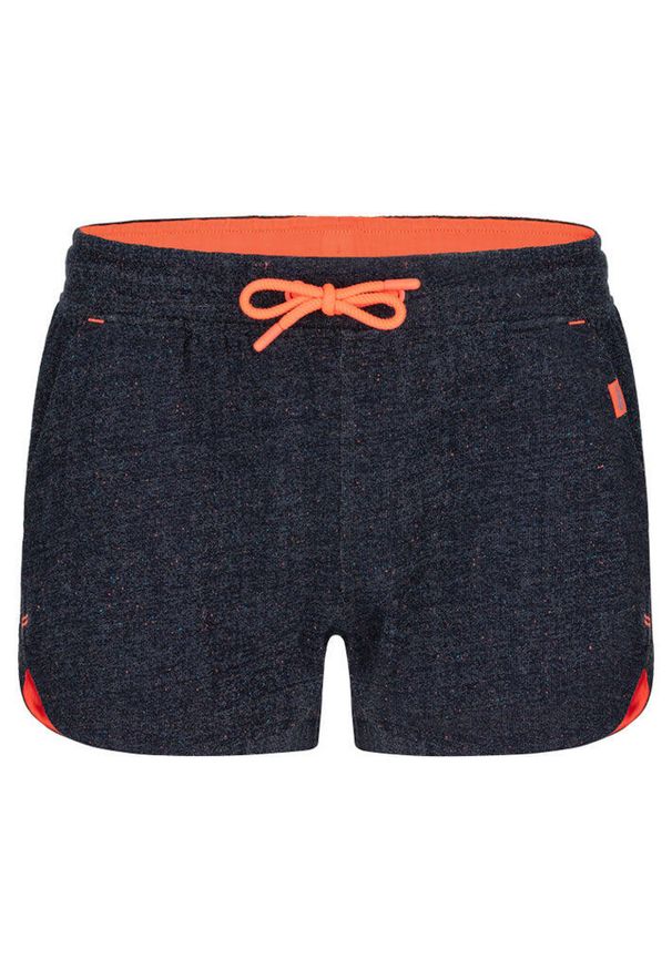 YOURGLOVES - Szorty Damskie Loap Edula M - Lekkie i Szybkoschnące. Kolor: żółty, fioletowy, wielokolorowy. Materiał: wiskoza, poliester, bawełna. Sezon: lato. Sport: turystyka piesza