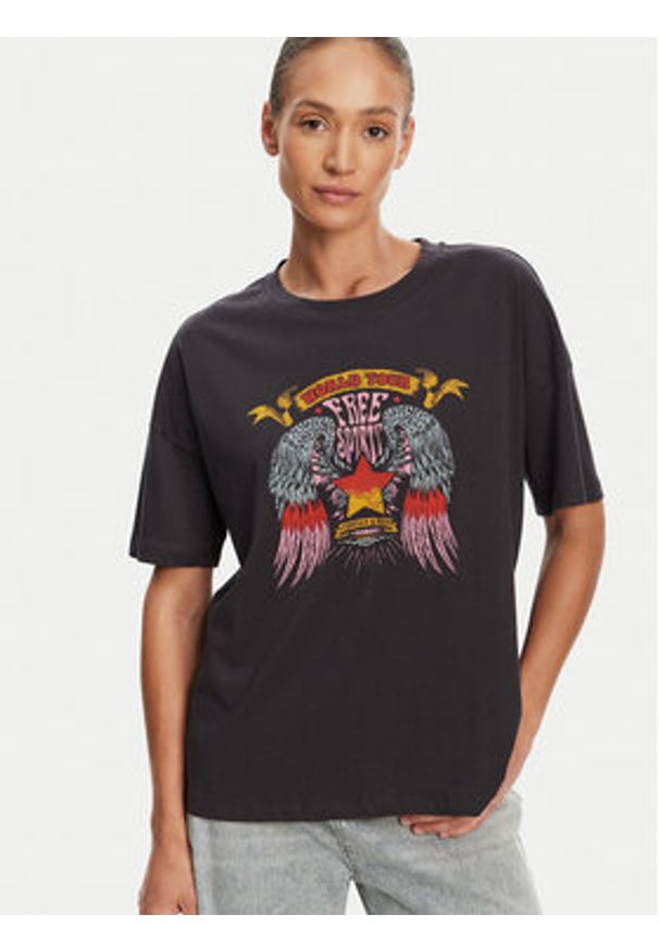 Noisy may - Noisy May T-Shirt Ida 27034417 Szary Relaxed Fit. Kolor: szary. Materiał: bawełna