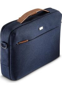 hama - Torba Hama Casual 15.6''-16.2'' granatowy. Kolor: niebieski. Materiał: skóra. Wzór: gładki. Styl: casual