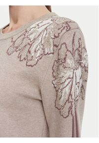 Liu Jo Sport Sweter TF6094 MS49I Szary Regular Fit. Kolor: szary. Materiał: wiskoza. Styl: sportowy #5