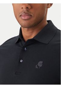 Karl Lagerfeld - KARL LAGERFELD Polo 745750 562221 Granatowy Regular Fit. Typ kołnierza: polo. Kolor: niebieski. Materiał: bawełna #3