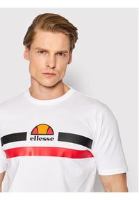 Ellesse T-Shirt Aprel SHM06453 Biały Regular Fit. Kolor: biały. Materiał: bawełna #4