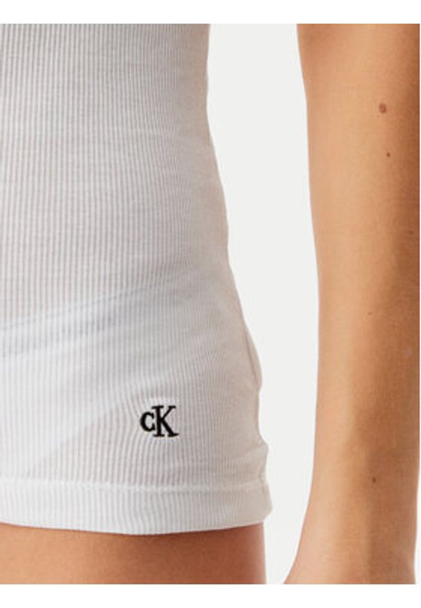 Calvin Klein Underwear Komplet 3 topów LV00QS7493 Biały Regular Fit. Kolor: biały. Materiał: bawełna