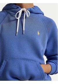 Polo Ralph Lauren Bluza 211943007018 Niebieski Relaxed Fit. Typ kołnierza: polo. Kolor: niebieski. Materiał: bawełna #6