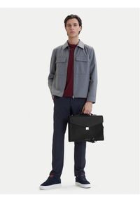 TOMMY HILFIGER - Tommy Hilfiger Aktówka Th Business Leather Computer Bag AM0AM14163 Czarny. Kolor: czarny. Materiał: skóra #1