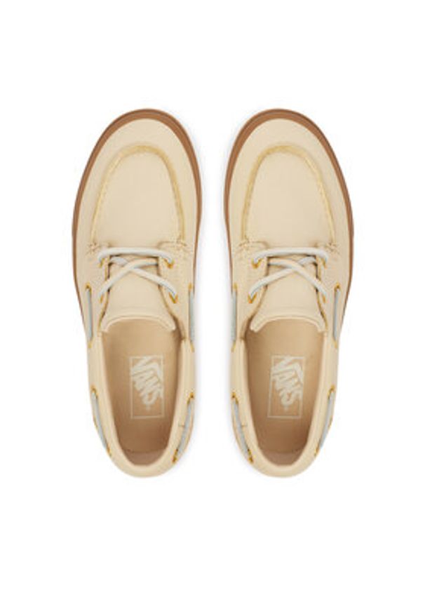 Vans Mokasyny 2-Eyelet VN000Z11TAN1 Beżowy. Kolor: beżowy. Materiał: skóra