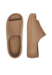 Hunter Klapki S55796-B Brązowy. Kolor: brązowy. Materiał: syntetyk #3