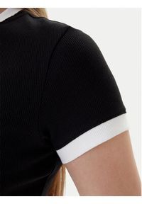 Tommy Jeans T-Shirt Badge DW0DW22575 Czarny Slim Fit. Kolor: czarny. Materiał: bawełna #4