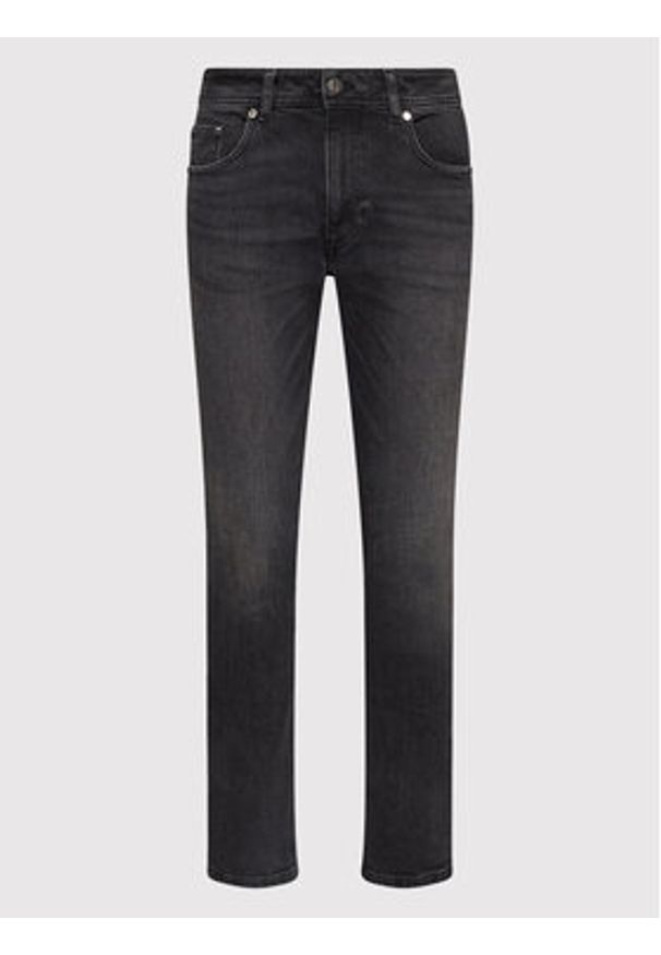 Karl Lagerfeld - KARL LAGERFELD Jeansy 265840 500899 Czarny Regular Fit. Kolor: czarny