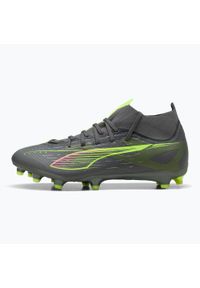 Puma - Buty piłkarskie męskie PUMA Ultra 5 Match+ FG/AG matte aged alert/puma aged. Kolor: czarny. Sport: piłka nożna