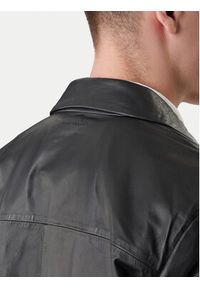 Calvin Klein Kurtka skórzana LV04LF423G Czarny Regular Fit. Kolor: czarny. Materiał: skóra #5