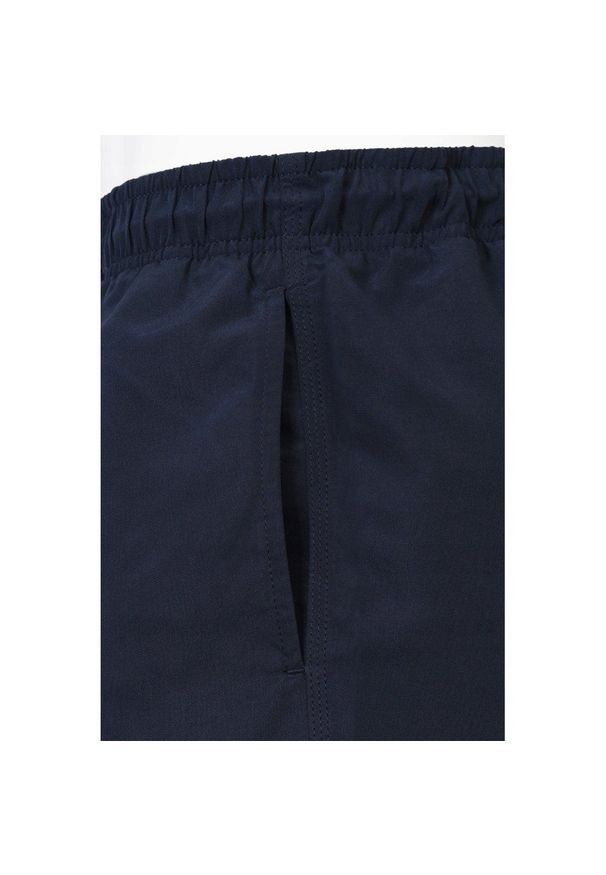 Męskie Spodenki Plażowe do Pływania (Kąpielówki) - Pako Jeans - Granatowe. Kolor: niebieski. Materiał: poliester