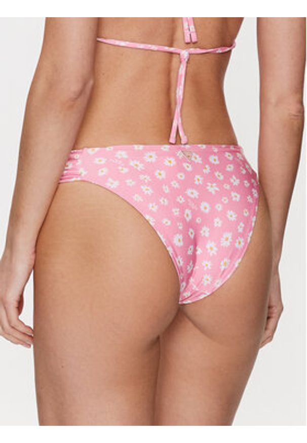 Guess Dół od bikini E3GO14 MC04R Różowy. Kolor: różowy. Materiał: syntetyk