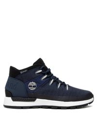 Timberland Sneakersy Sprint Trekker Mid Fab Wp TB0A2FXT019 Granatowy. Kolor: niebieski. Materiał: materiał. Sport: bieganie #1