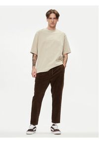 Only & Sons Spodnie materiałowe Linus 22019912 Brązowy Tapered Fit. Kolor: brązowy. Materiał: bawełna #2