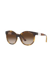 Armani Exchange okulary przeciwsłoneczne 0AX4120S damskie kolor brązowy. Kolor: brązowy #6