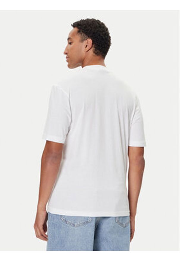 Hugo - HUGO T-Shirt Nedirix 50549162 Biały Regular Fit. Kolor: biały. Materiał: bawełna