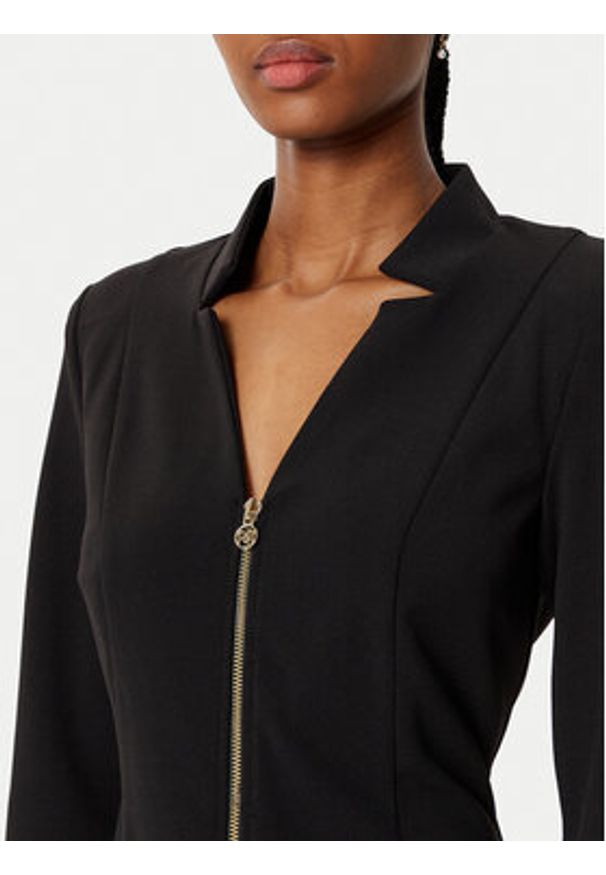 Rinascimento Sukienka koktajlowa CFC0121893003 Czarny Slim Fit. Kolor: czarny. Materiał: syntetyk. Styl: wizytowy