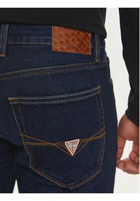 Guess Jeansy FINNLEY M4BAS2 D5GN2 Granatowy Slim Fit. Kolor: niebieski #5