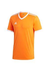 Adidas - Koszulka piłkarska dla dzieci adidas Tabela 18 Jersey Junior. Kolor: pomarańczowy. Materiał: jersey. Sport: piłka nożna #1