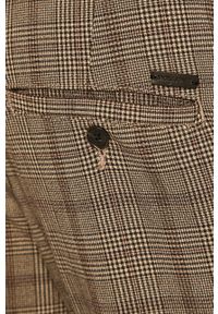 Jack & Jones - Spodnie. Kolor: beżowy. Materiał: tkanina, poliester, wiskoza, elastan #2