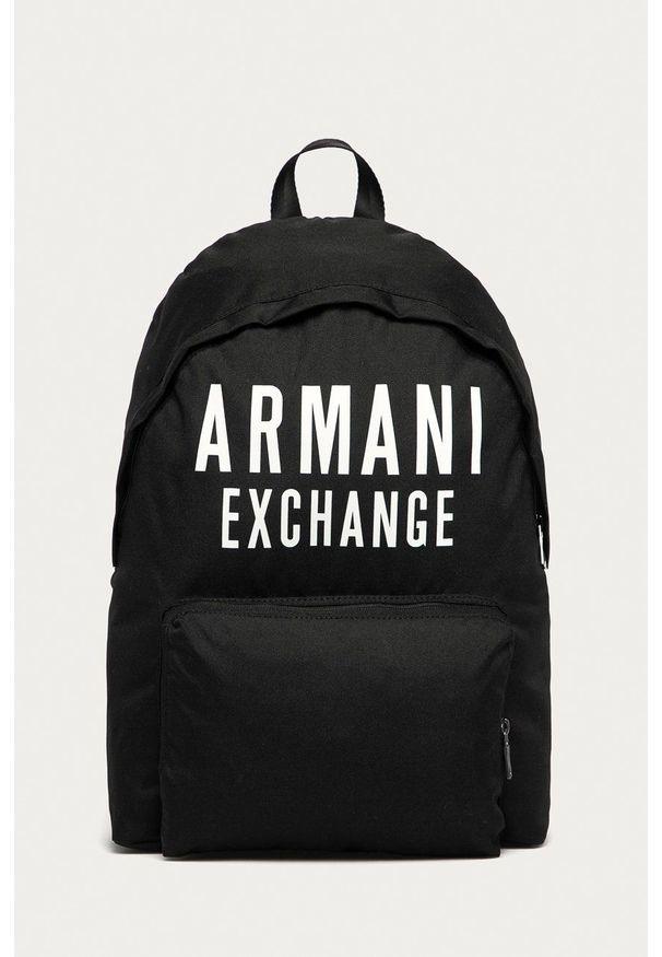 Armani Exchange - Plecak. Kolor: czarny