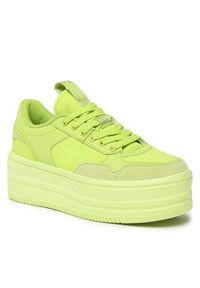 Sprandi Sneakersy WP40-22168Y Zielony. Kolor: zielony. Materiał: skóra