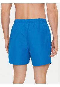 Calvin Klein Swimwear Szorty kąpielowe KM0KM01004 Niebieski Regular Fit. Kolor: niebieski. Materiał: syntetyk #3
