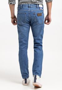Wrangler - WRANGLER LARSTON MĘSKIE SPODNIE JEANSOWE JEANSY DŻINSY TROPIC THUNDER W18SYLY87 112330758 #8