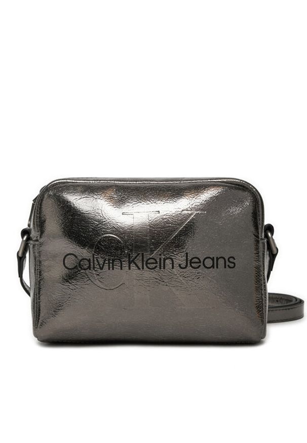 Calvin Klein Torebka K60K612731 Złoty. Kolor: złoty. Materiał: skórzane