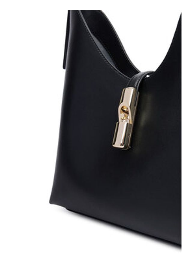 Furla Torebka Goccia M WB01499 BX3104 CN O6000 Czarny. Kolor: czarny. Materiał: skórzane