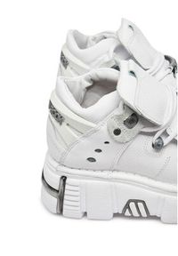 NEW ROCK Sneakersy M-106N-S18 Biały. Kolor: biały. Materiał: skóra #6